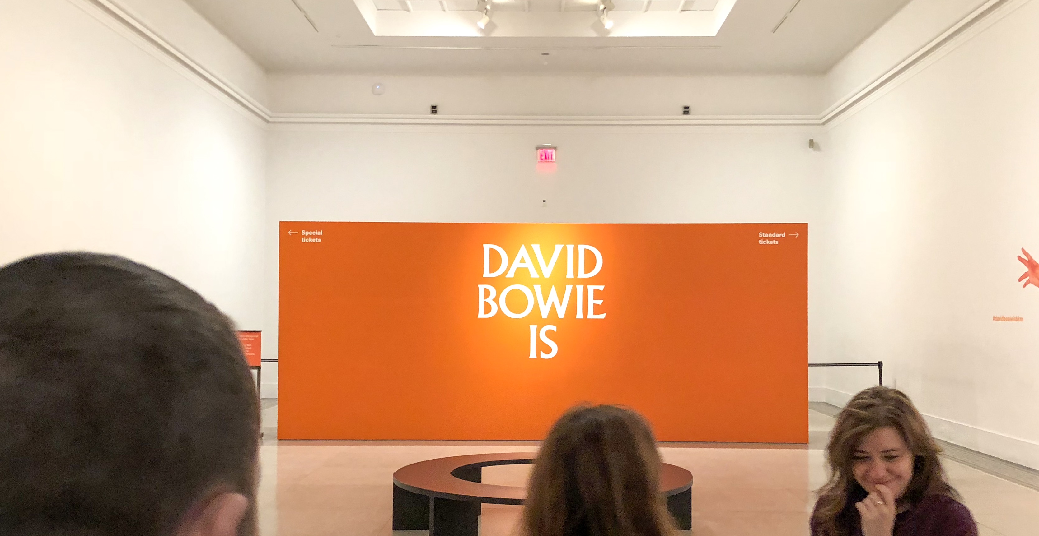 Entrance to “David Bowie Is” Exhibition at The Brooklyn Museum