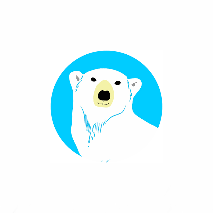 UX Collective’s Polar Bear Mascot