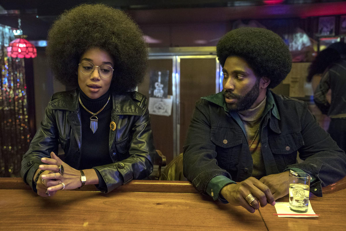 Still from “BlacKkKlansman”