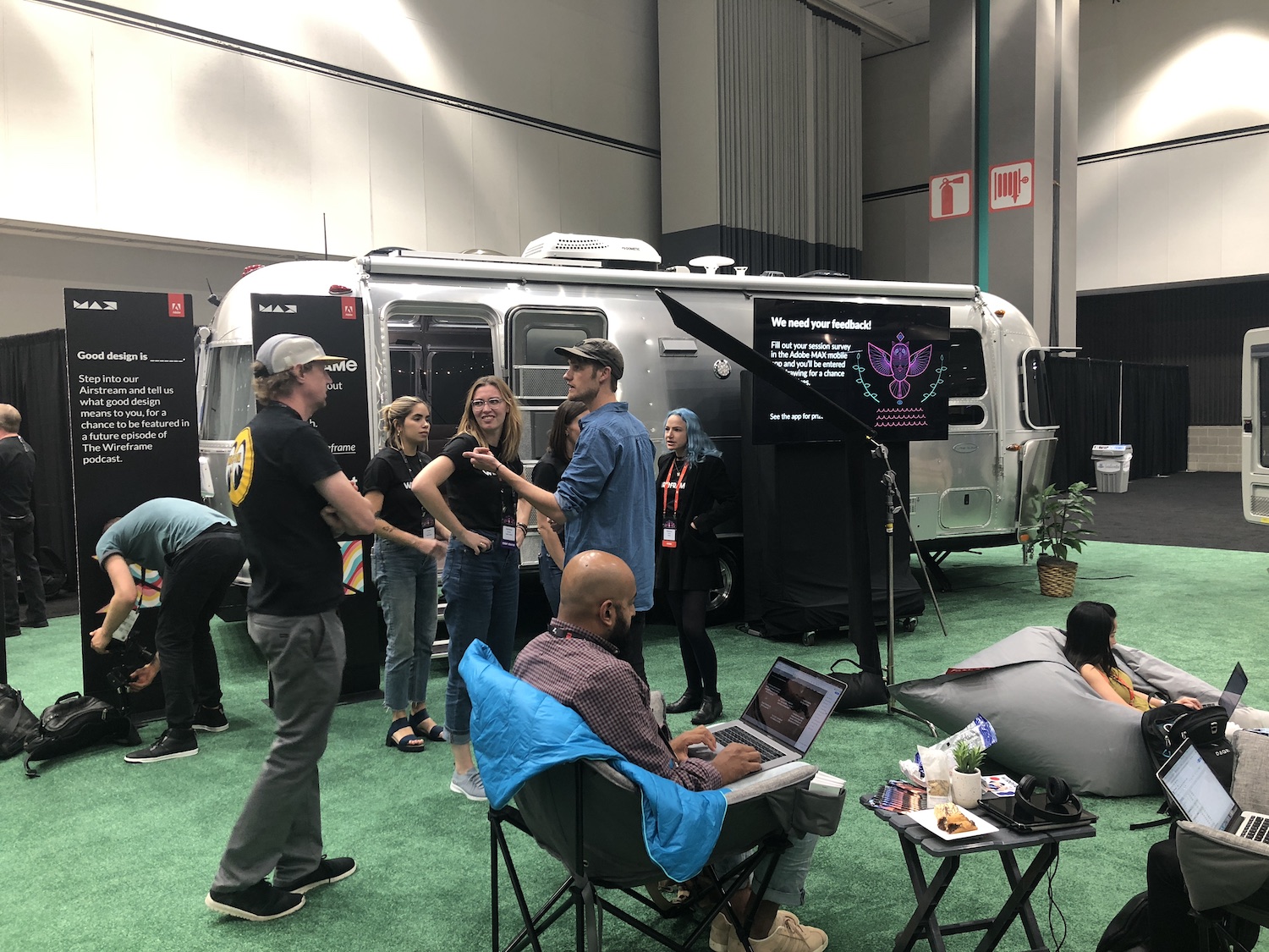 Wireframe’s Airstream Trailer at Adobe MAX 2018