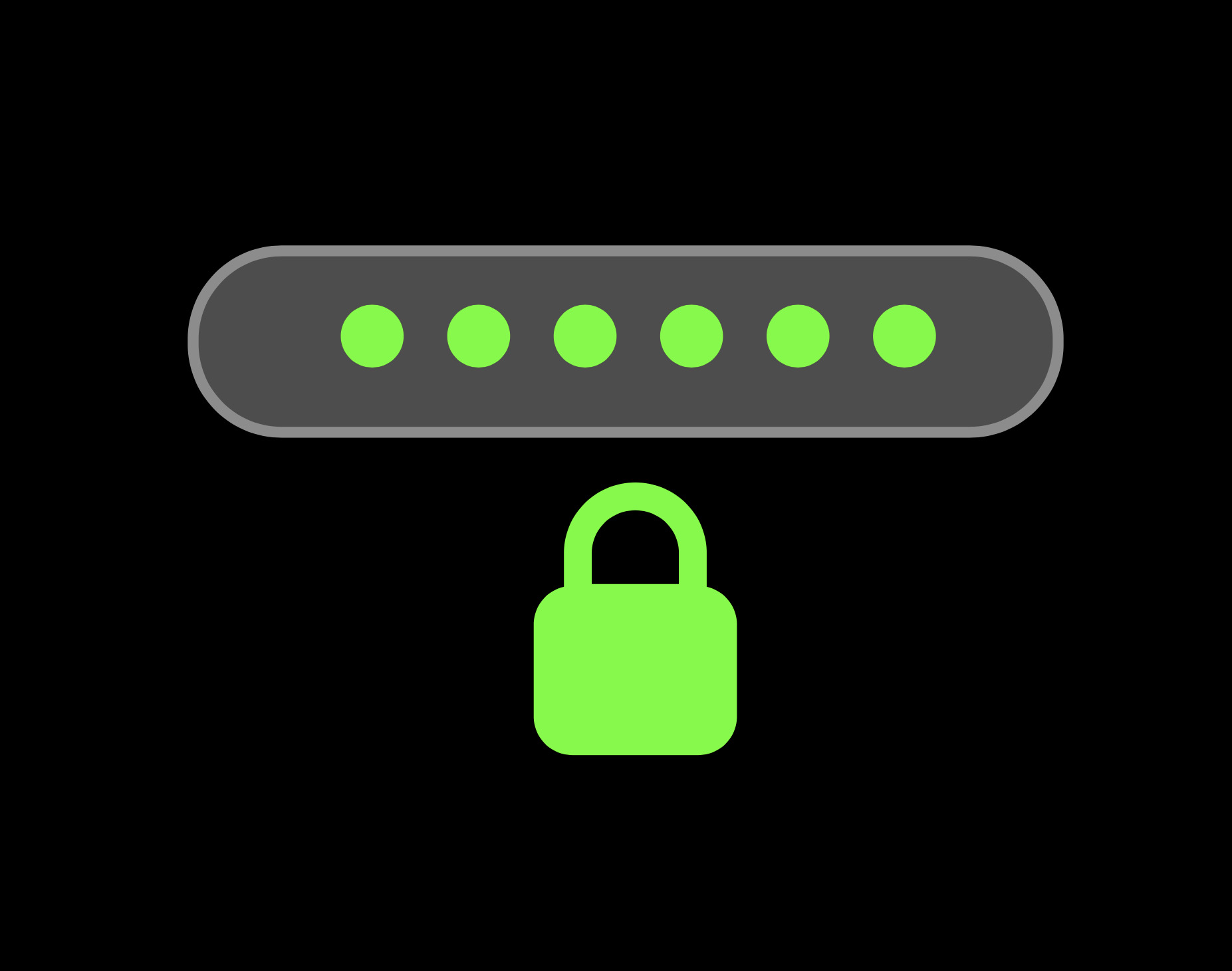 Illustration of a Password Entry Field