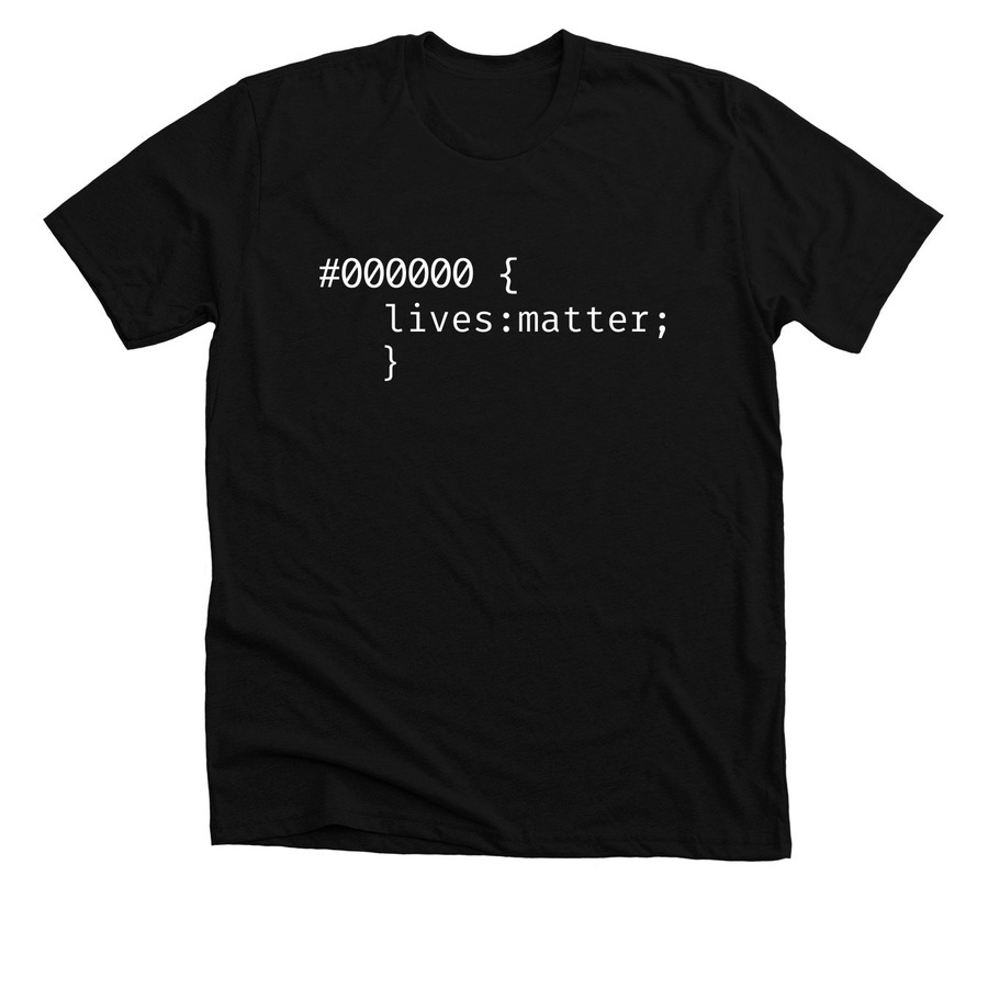 Black Lives Matter CSS Tee-shirt