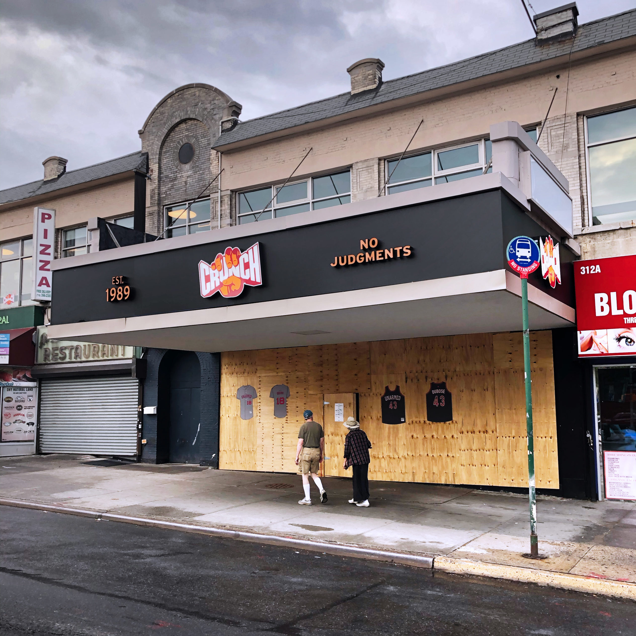 “Unarmed” Prints at Crunch on Flatbush Ave, Brooklyn