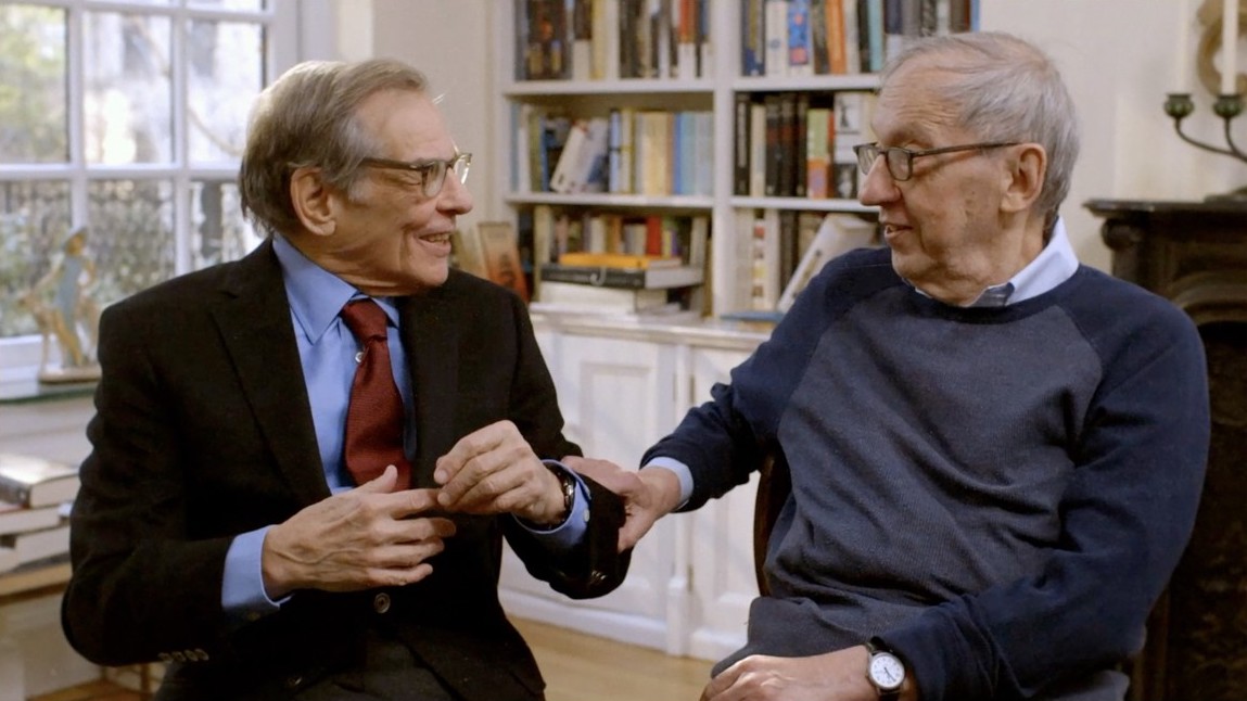 Still image from “Turn Every Page–The Adventures of Robert Caro and Robert Gottlieb” directed by Lizzie Gottlieb
